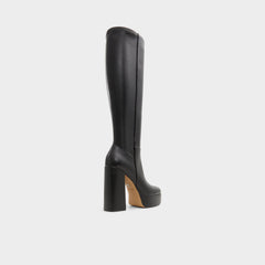 Aldo Albie Black Women's Tall Boots - Knee-high boot, Platform Black