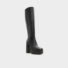 Aldo Albie Black Women's Tall Boots - Knee-high boot, Platform Black