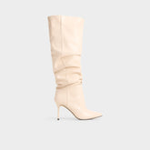 Aldo Daroba in Cream - Over-the-knee boot, Stiletto heel Cream