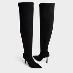 Aldo Caldan in Black - Over-the-knee boot, Stiletto heel Black