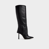 Aldo Lenoria in Black - Knee-high boot, Stiletto heel Black