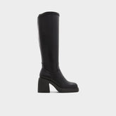 Aldo Auster Black Women's Tall Boots - Knee-high boot, Platform Black