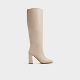 Aldo Helana in Cream - Knee-high boot, Block heel Cream