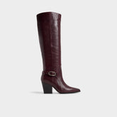 Aldo Saddle in Bordo - Knee-high boot, Block heel Bordo