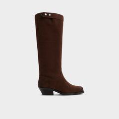 Aldo Emberlyn in Dark Brown 14163446 - Knee-high western boot, Cup sole Dark Brown