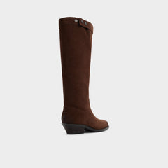 Aldo Emberlyn in Dark Brown 14163446 - Knee-high western boot, Cup sole Dark Brown