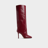 Aldo Aleena in Dark Red - Knee-high boot, Stiletto heel Dark red
