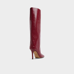 Aldo Aleena in Dark Red - Knee-high boot, Stiletto heel Dark red