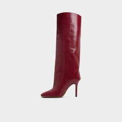 Aldo Aleena in Dark Red - Knee-high boot, Stiletto heel Dark red