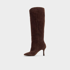 Aldo Frankey in Dark Brown - Knee-high boot, Stiletto heel Dark Brown