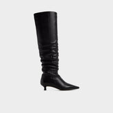 Aldo Muttsee Black Women's Tall Boots - Over-the-knee boot, Kitten heel Black