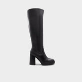 Aldo Equine Black Women's Tall Boots - Knee-high boot, Black Black