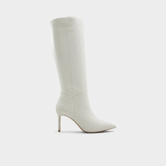Aldo Laroche-wc White/Bone Women's Tall Boots - Knee-high boot, Stiletto heel White/Bone