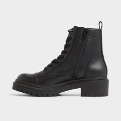 Aldo Goer Black Women's Casual boots - Combat ankle boot, Lug sole Black