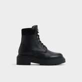 Aldo Lewellan in Black - Hiking boot, Lug sole Black