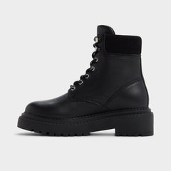 Aldo Lewellan in Black - Hiking boot, Lug sole Black