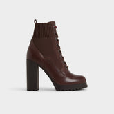 Aldo Rebellious in Other Brown - Combat ankle boot, Lug sole Other brown
