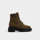 Aldo Lewellan in Dark Green - Hiking boot, Lug sole Dark green