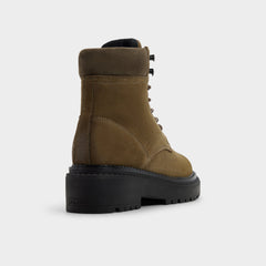 Aldo Lewellan in Dark Green - Hiking boot, Lug sole Dark green