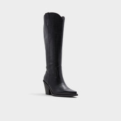 Aldo Nevada-wc Black Women's Western - Western knee-high boot, Black Black