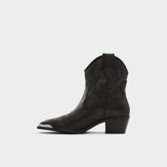 Aldo Valley Black Women's Western - Western boot, Block heel Black