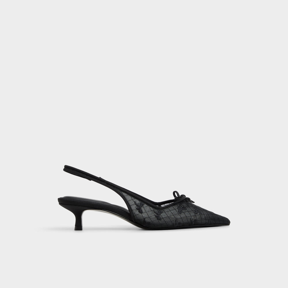 Aldo Azaro in Other Black 14151901 - Slingback heel, Kitten heel Other black
