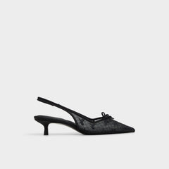 Aldo Azaro in Other Black 14151901 - Slingback heel, Kitten heel Other black