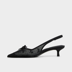 Aldo Azaro in Other Black 14151901 - Slingback heel, Kitten heel Other black