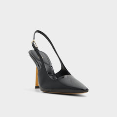 Aldo Marysa Black Women's Slingbacks - Slingback heel, Stiletto heel Black