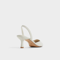 Aldo Gavedessi Open White Women's Kitten heels - Slingback heel, Kitten heel Open White