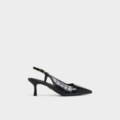 Aldo Adan in Black - Slingback heel, Kitten heel Black