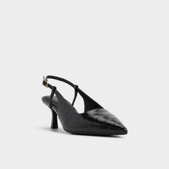Aldo Adan in Black - Slingback heel, Kitten heel Black