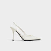 Aldo Evania White Women's Slingbacks - Slingback heel White