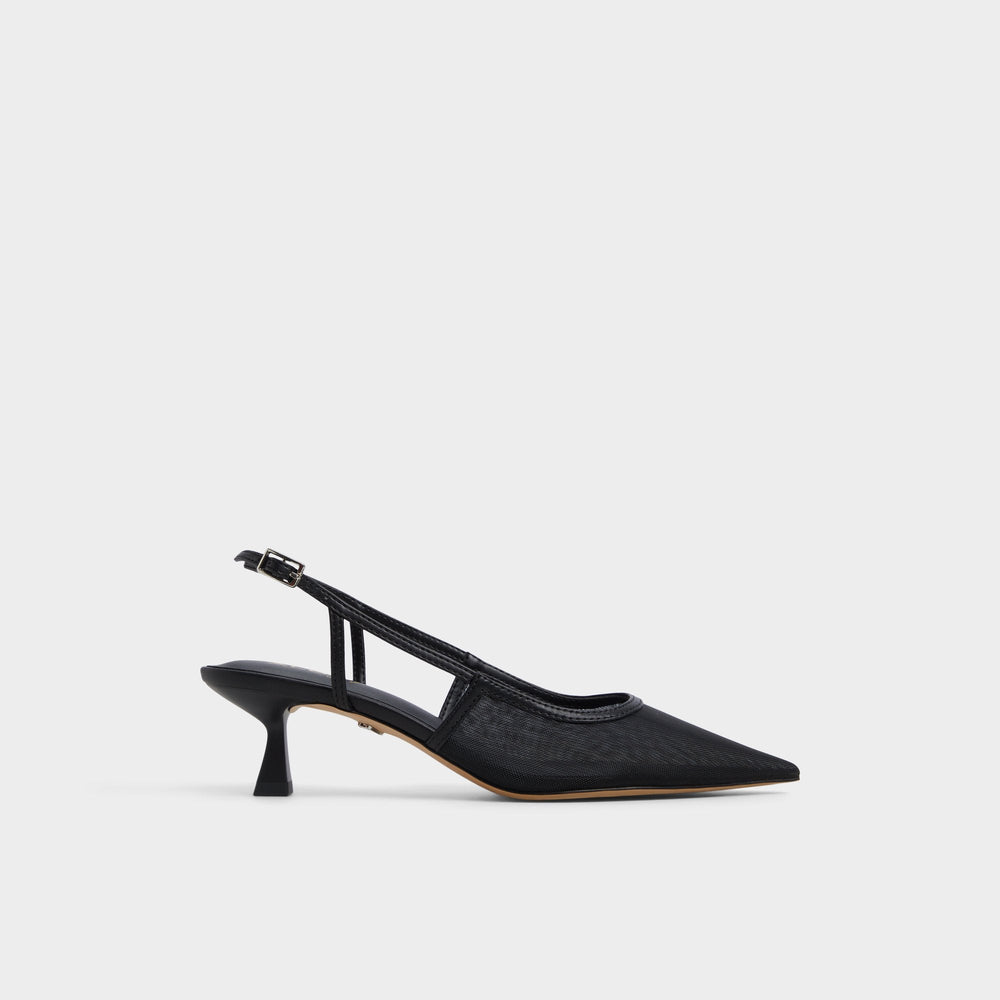 Aldo Maxina Black Women's Kitten heels - Slingback heel, Kitten heel Black