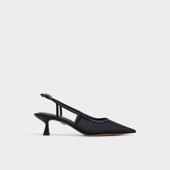 Aldo Maxina Black Women's Kitten heels - Slingback heel, Kitten heel Black