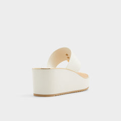 Aldo Penelopy White Women's Wedges - Wedge sandal, Wedge heel White