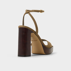 Aldo Lothon in Other Green - Strappy heeled sandal, Platform Other Green