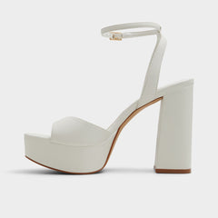 Aldo Valoria White Women's Platform sandals - Strappy heeled sandal White