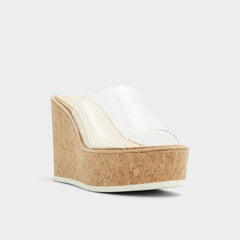 Aldo Midsommar Clear Women's Wedges - Wedge sandal, Wedge heel Clear