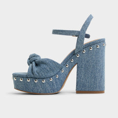 Aldo Ulialdan Blue Combo Women's Platform sandals - Strappy heeled sandal Blue Combo