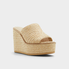 Aldo Midsommar Open Natural Women's Wedges - Wedge sandal, Wedge heel Open natural
