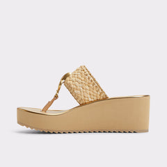 Aldo Penelopy Natural Women's Wedges - Wedge sandal, Wedge heel Natural