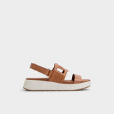 Aldo Onuvia Medium Brown Women's Footbed sandals - Footbed sandal, Flatform Medium Brown