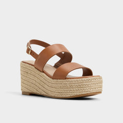 Aldo Keoni Medium Brown Women's Platform sandals - Wedge sandal Medium brown