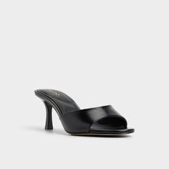 Aldo Annaberaen in Black - Heeled mule, Stiletto heel Black