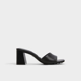 Aldo Tisha Black Women's Heeled mules - Heeled mule, Block heel Black