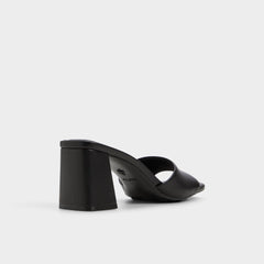Aldo Tisha Black Women's Heeled mules - Heeled mule, Block heel Black