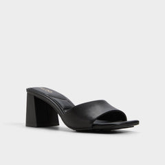 Aldo Tisha Black Women's Heeled mules - Heeled mule, Block heel Black