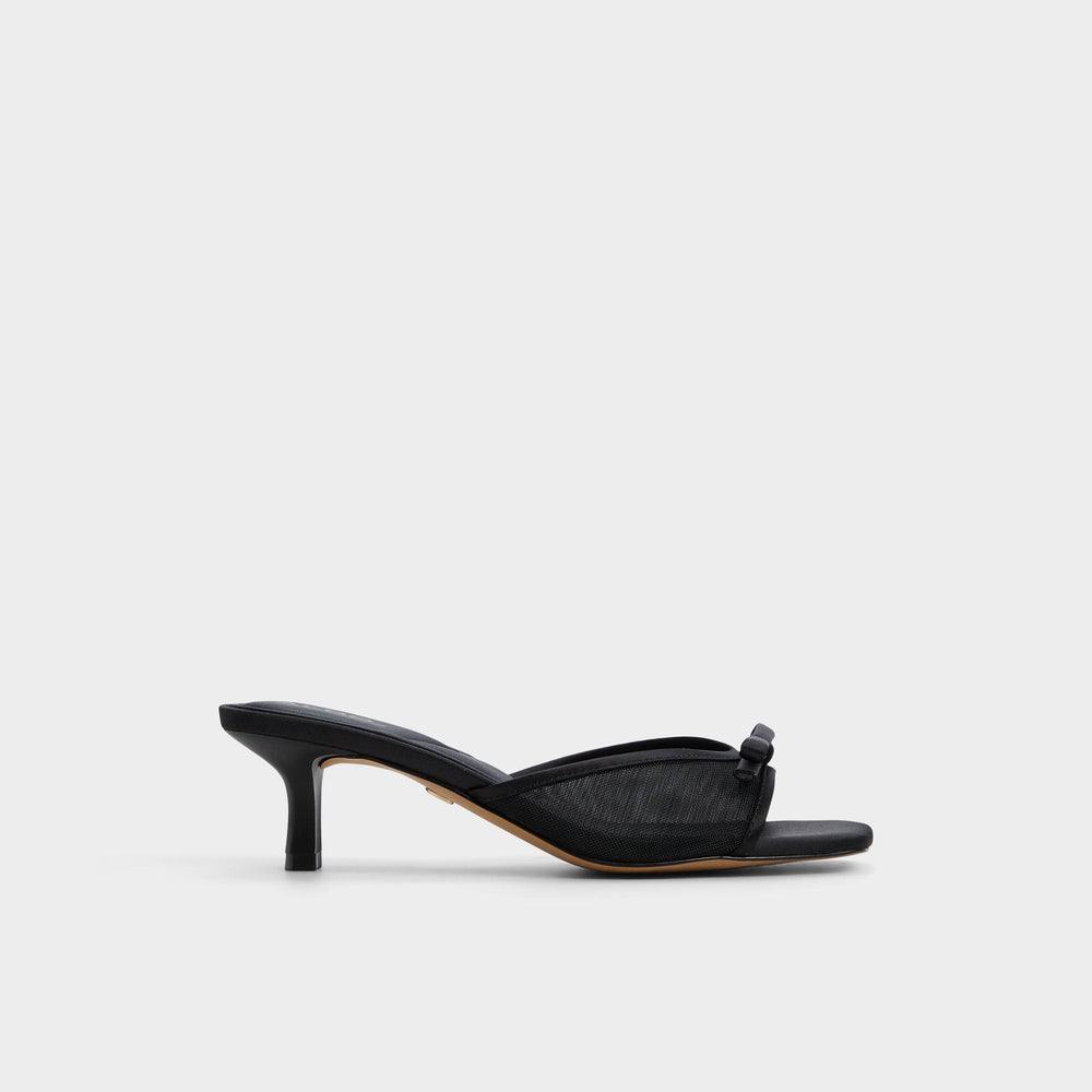 Aldo Begoniaa Black Women's Heeled mules - Heeled mule, Kitten heel Black