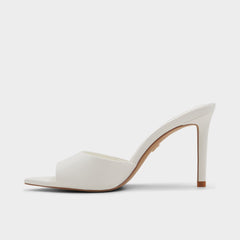 Aldo Anniebrilden White Women's Heeled mules - Heeled mule, Stiletto heel White